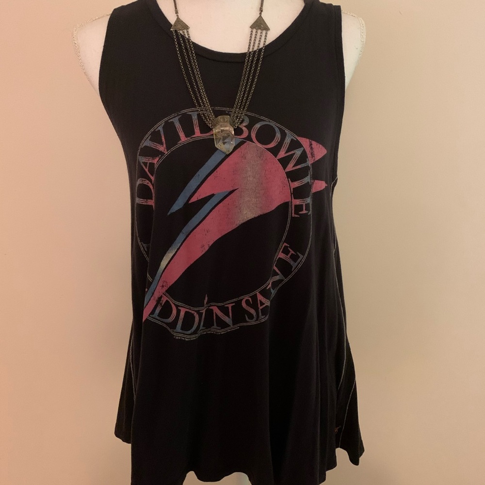 Free People Trunk LTD David Bowie Tank Tunic Small